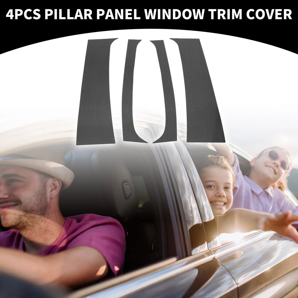 4 Pcs Pillar Window Trim Replacement for Dodge Ram 1500 (1994–2001)