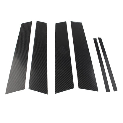 6x B Pillar Post Cover Trim for Alfa Romeo Giulia (2017–2021)