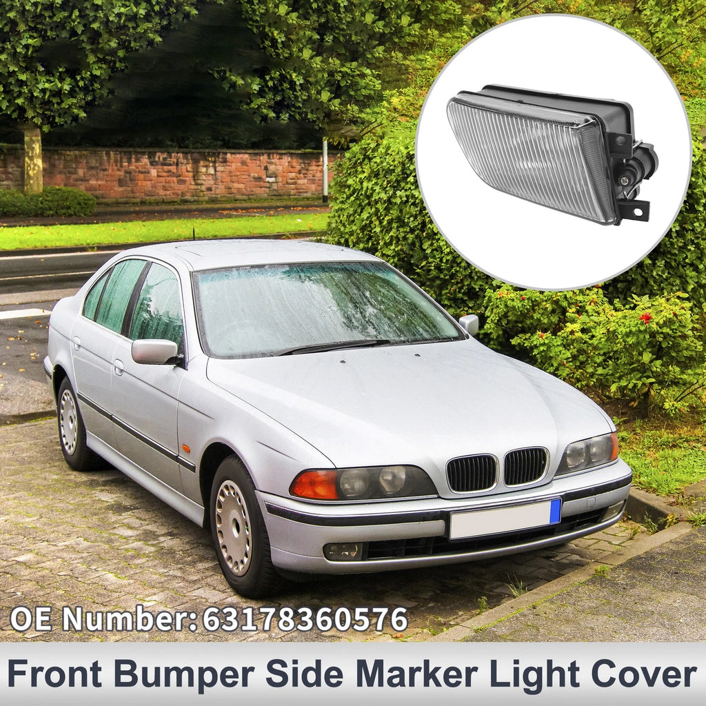 Right Front Bumper Side Marker Light Cover for BMW E39 Z3 (1995–2003)