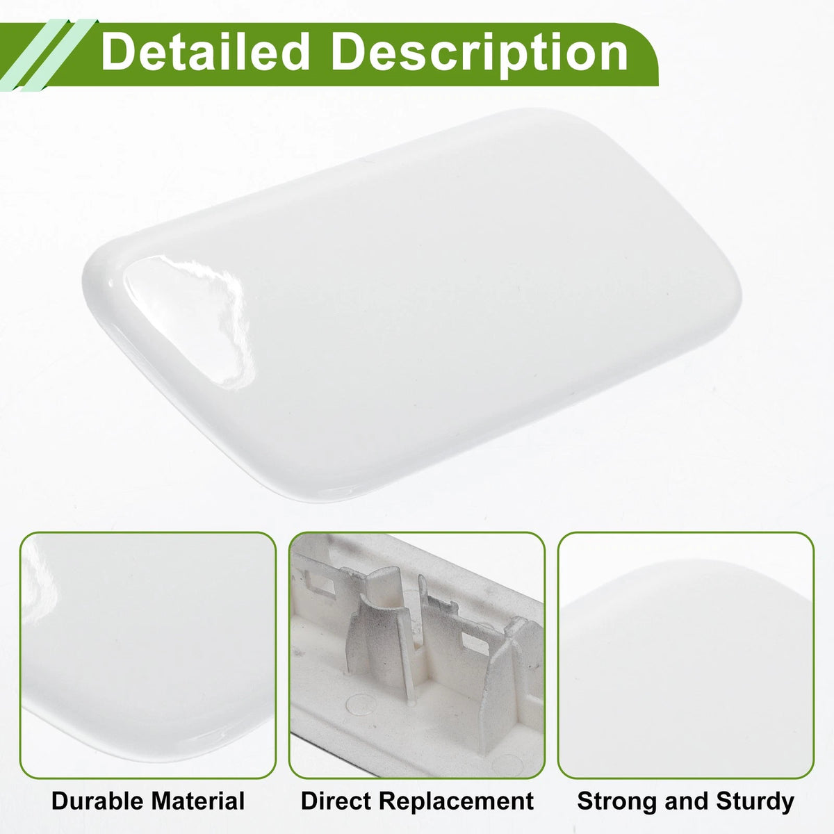 Front Right Washer Nozzle Cover for Toyota Land Cruiser (2013–2015) 8535360050 White