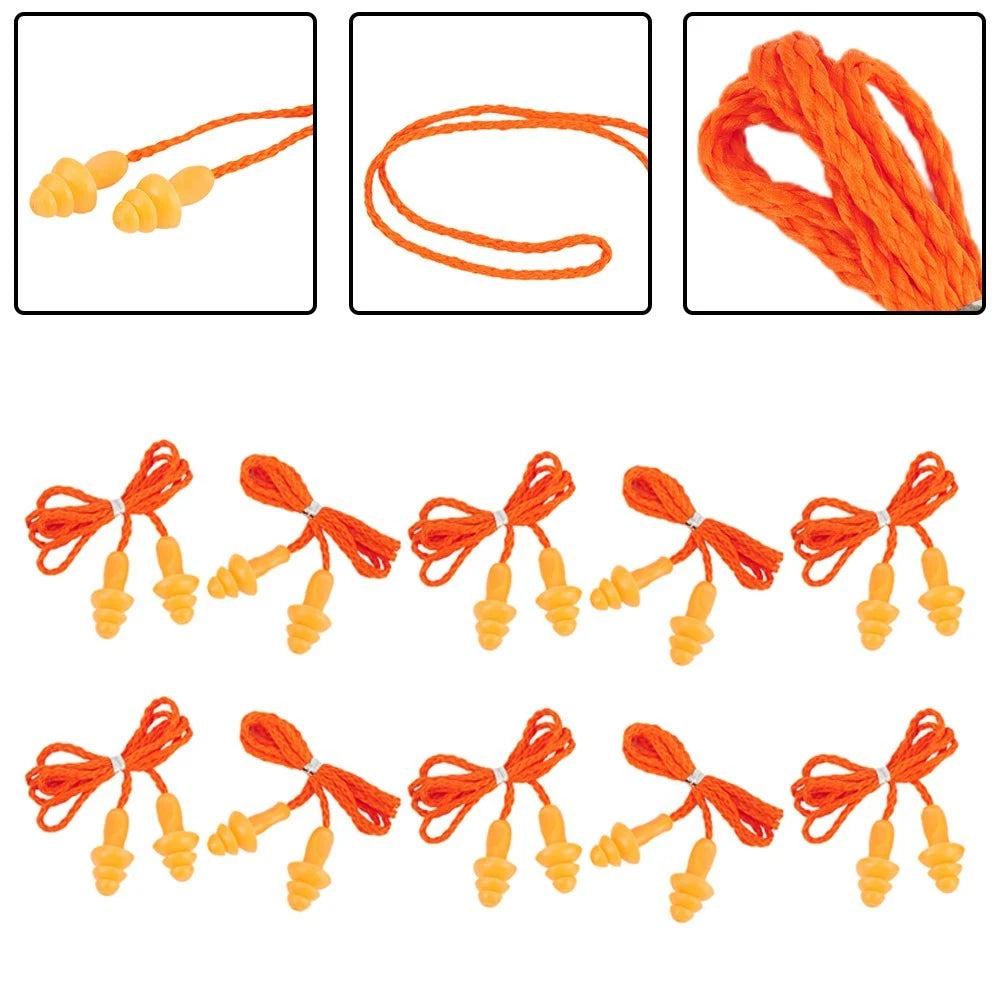 20X Reusable Silicone Earplugs for Universal Use (2023)