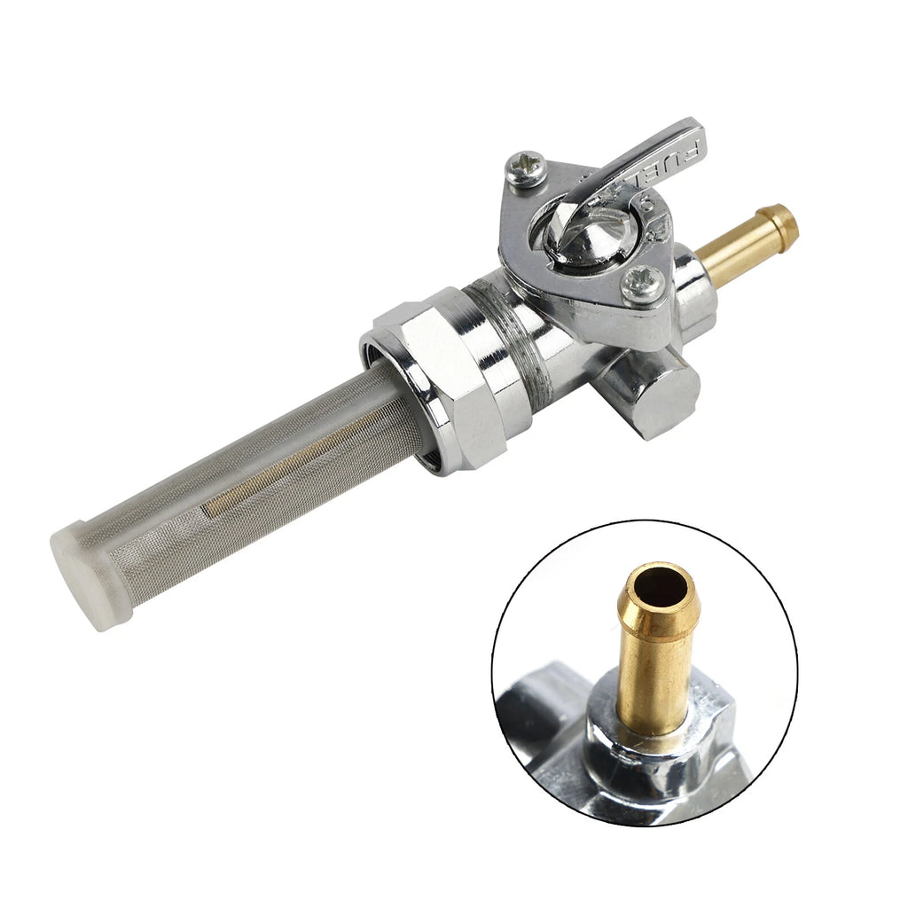 Gas Tank Fuel Cock Valve Petcock for Harley FLH FXE (1975–1982) 62166-81