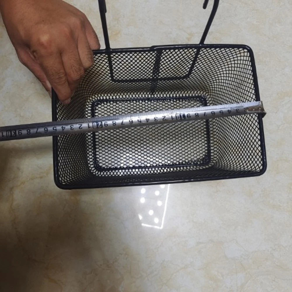 Folding Bike Basket for Convenient Installation on Handlebars