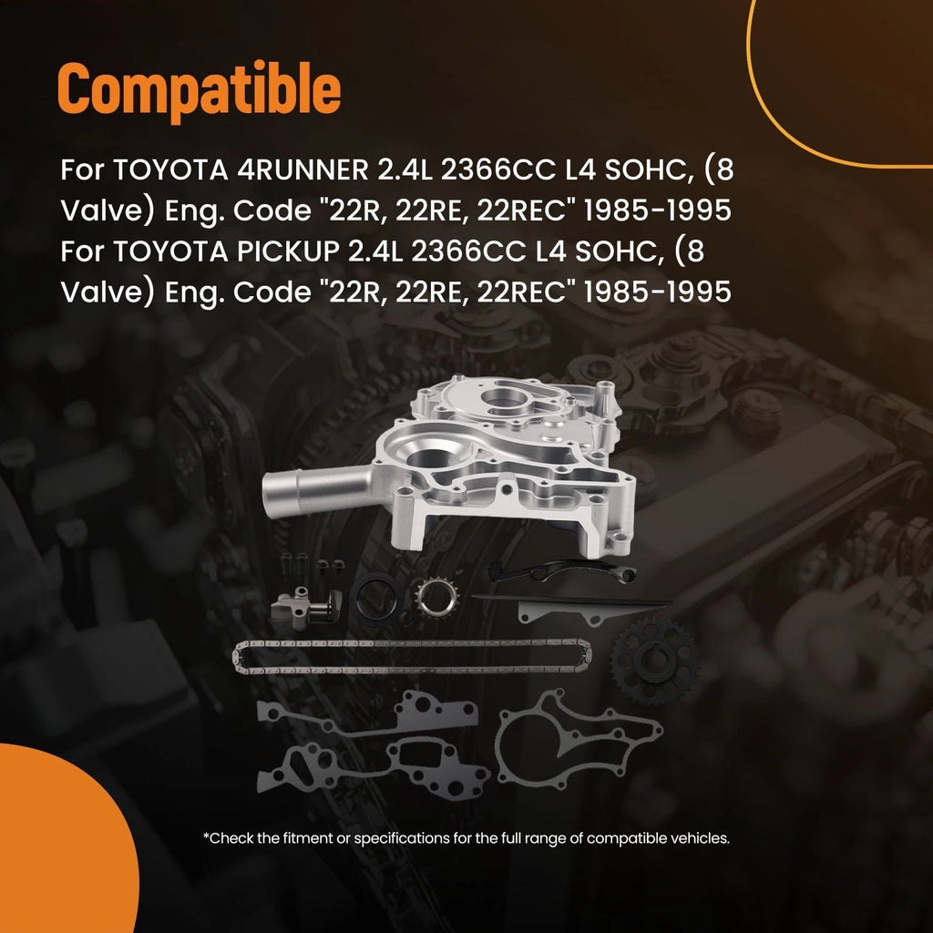 Engine Timing Chain Kit for Toyota 4Runner/Pickup 2.4L (1985–1995)