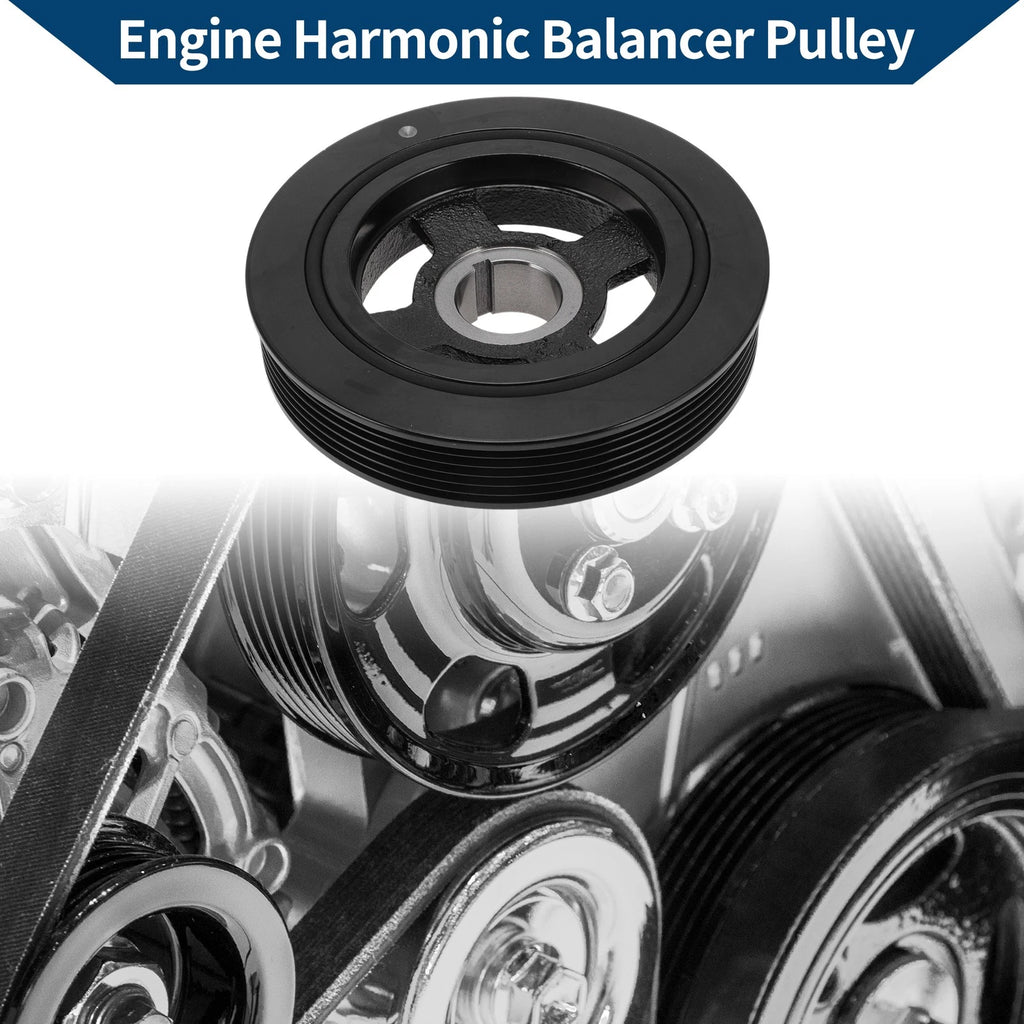 Engine Harmonic Balancer Crank Pulley for Kia Sorento 6 Groove (2003–2009)
