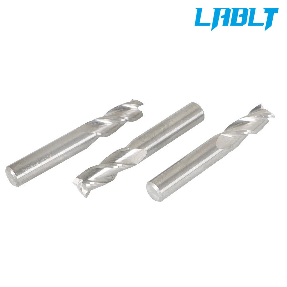3X 3/8" 3 Flute End Mill for LABLT (Regular, 2-1/2" Overall Length, Carbide)