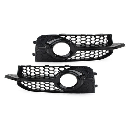 Front Bumper Honeycomb Fog Light Grille Cover for Audi A1 8X S1 (2010–2014)