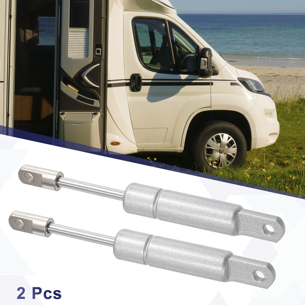 2 Pcs Lift Supports Struts for Universal Applications (4 Inch, Silver Tone)