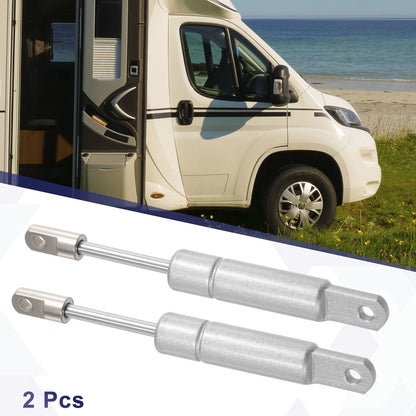 2 Pcs Lift Supports Struts for Universal Applications (4 Inch, Silver Tone)