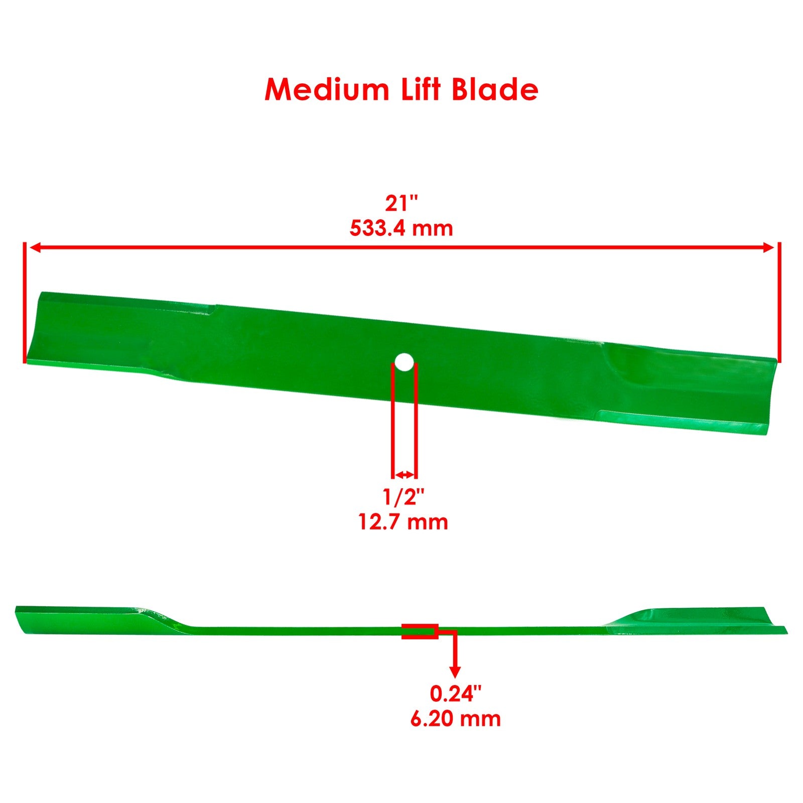 Deck Blade with Bolt Replacement for Bush Hog EFM600 FTH600 (60 inch)