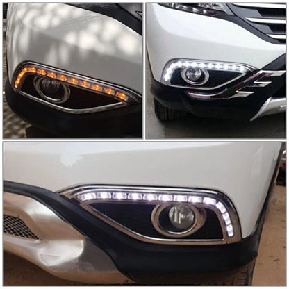 LED Daytime Running Lights for Honda CR-V (2012–2014) - Amber White Indicator
