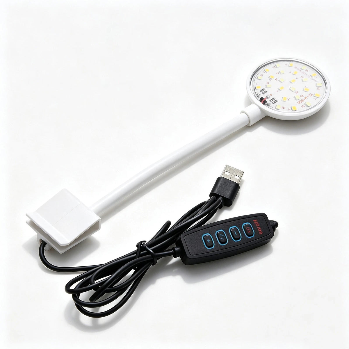 5W Clamp Light for Fish Tank (360° Gooseneck, 3 Modes)