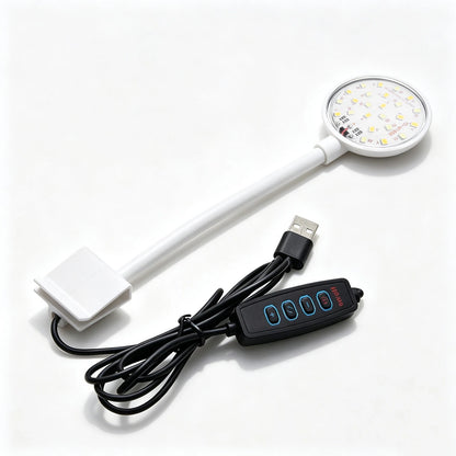 5W Clamp Light for Fish Tank (360° Gooseneck, 3 Modes)