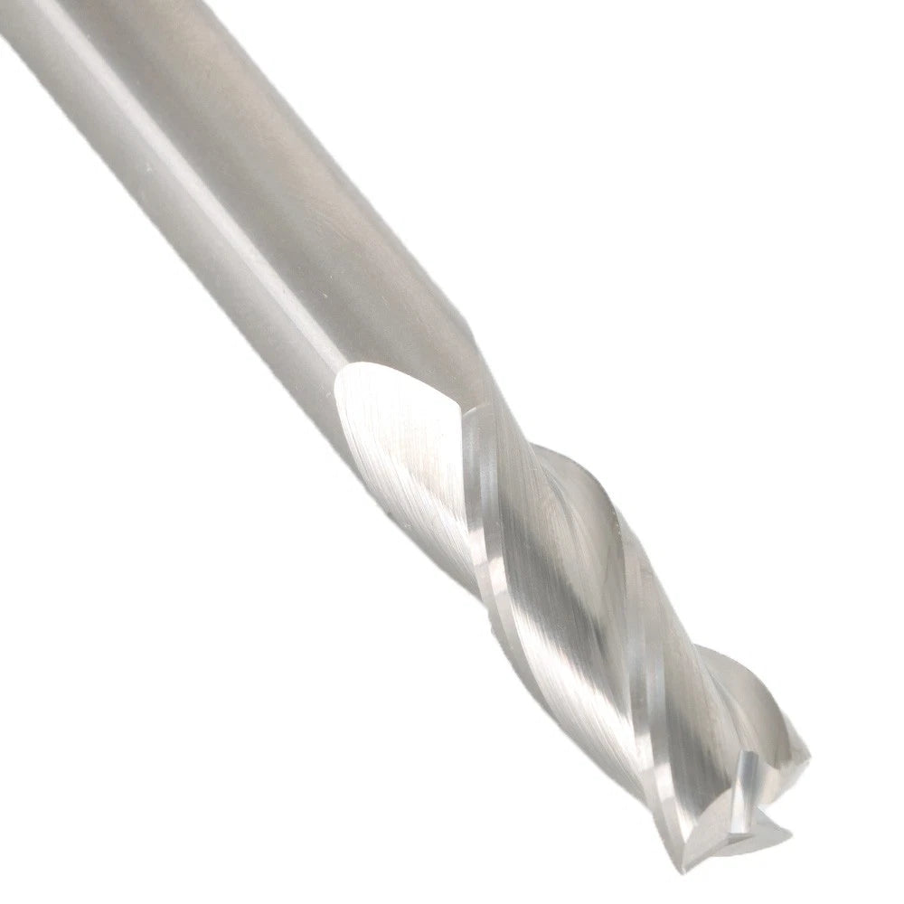 3Pcs 3/8" Diameter 3 Flute Carbide End Mill for Mills