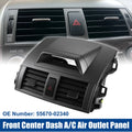 Center Dashboard A/C Air Vent Panel Replacement for Toyota Corolla (2009–2013)