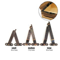 2X Wooden Box Lid Support Hinges for Jewelry Chest Wine Box