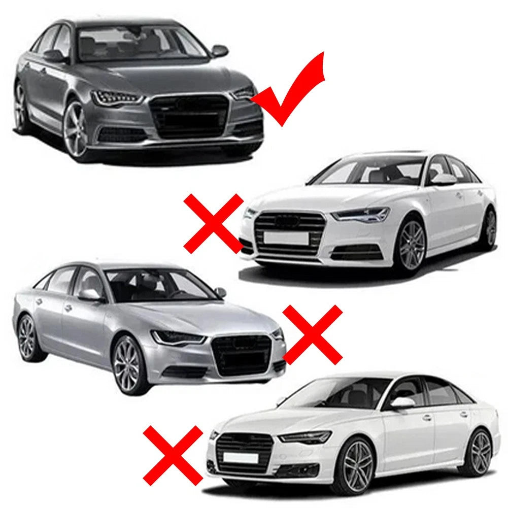 Front Bumper Lower Grille for Audi A6 C7 S6 (2012–2018) 4G0807681D 4G0807682D