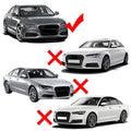 Front Bumper Lower Grille for Audi A6 C7 S6 (2012–2018) 4G0807681D 4G0807682D