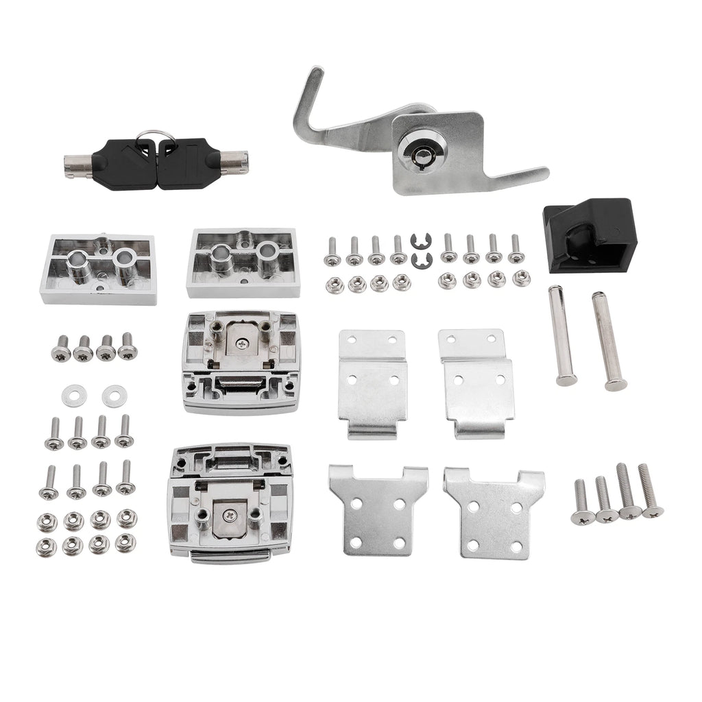 Trunk Hardware Latches Hinges Lock for Harley Touring Electra Glide (1988–2013)