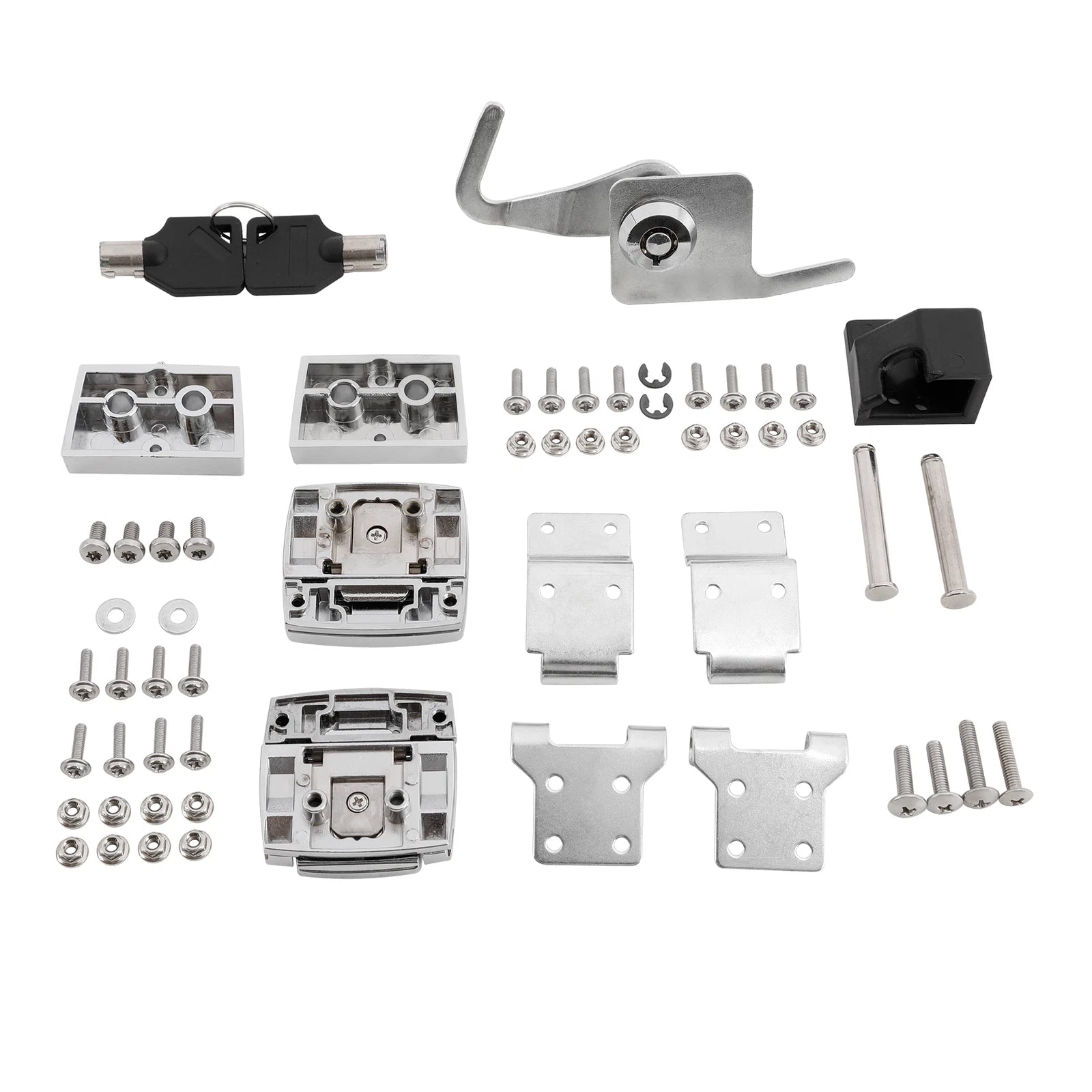 Trunk Hardware Latches Hinges Lock for Harley Touring Electra Glide (1988–2013)