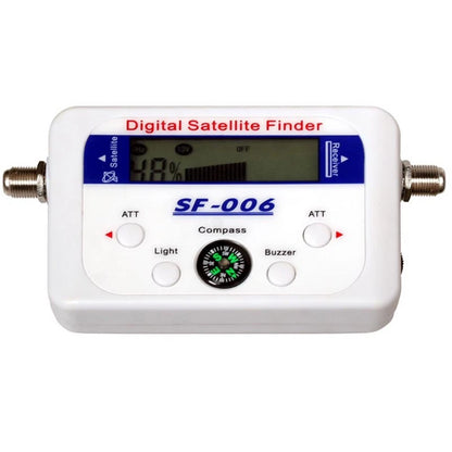 Compact SF006 Satellite Finder with LCD and LED Backlight