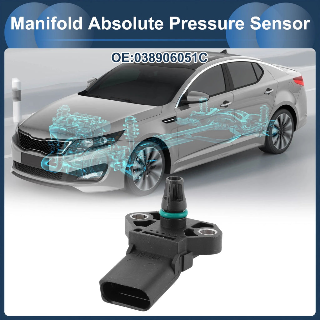MAP Pressure Sensor for Audi TT Quattro (2000–2006) Replacement OEM Fit