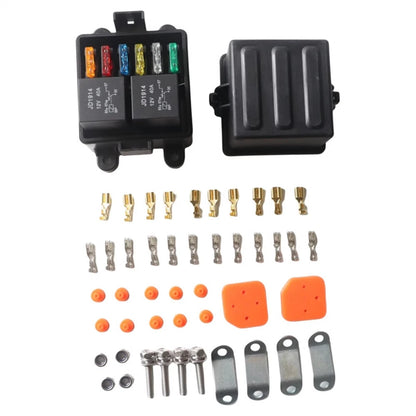 6-Way Fuse Relay Box for Car Truck Universal (12V)