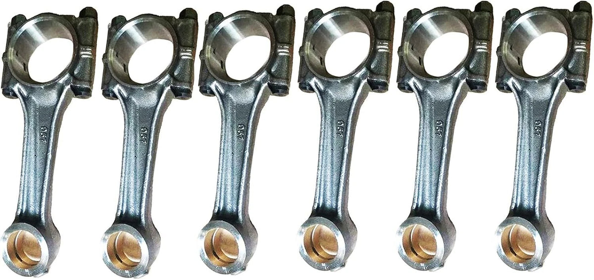 6X Connecting Rod ME012250 for Mitsubishi 4D30 4D31 4D31T 4D32 4D33 (–)