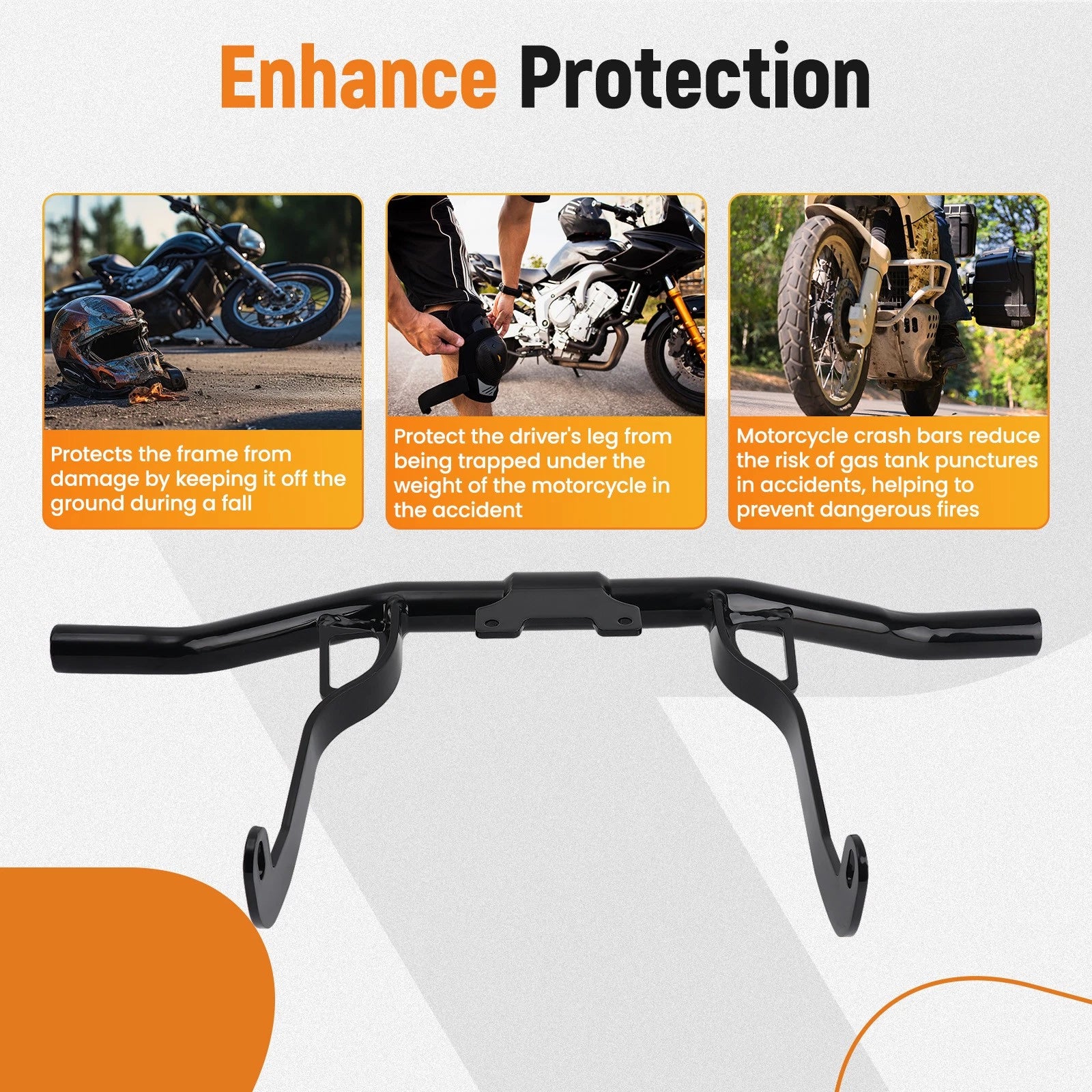 Engine Guard Crash Bar for Harley Street Glide Road Glide (2014–2023)