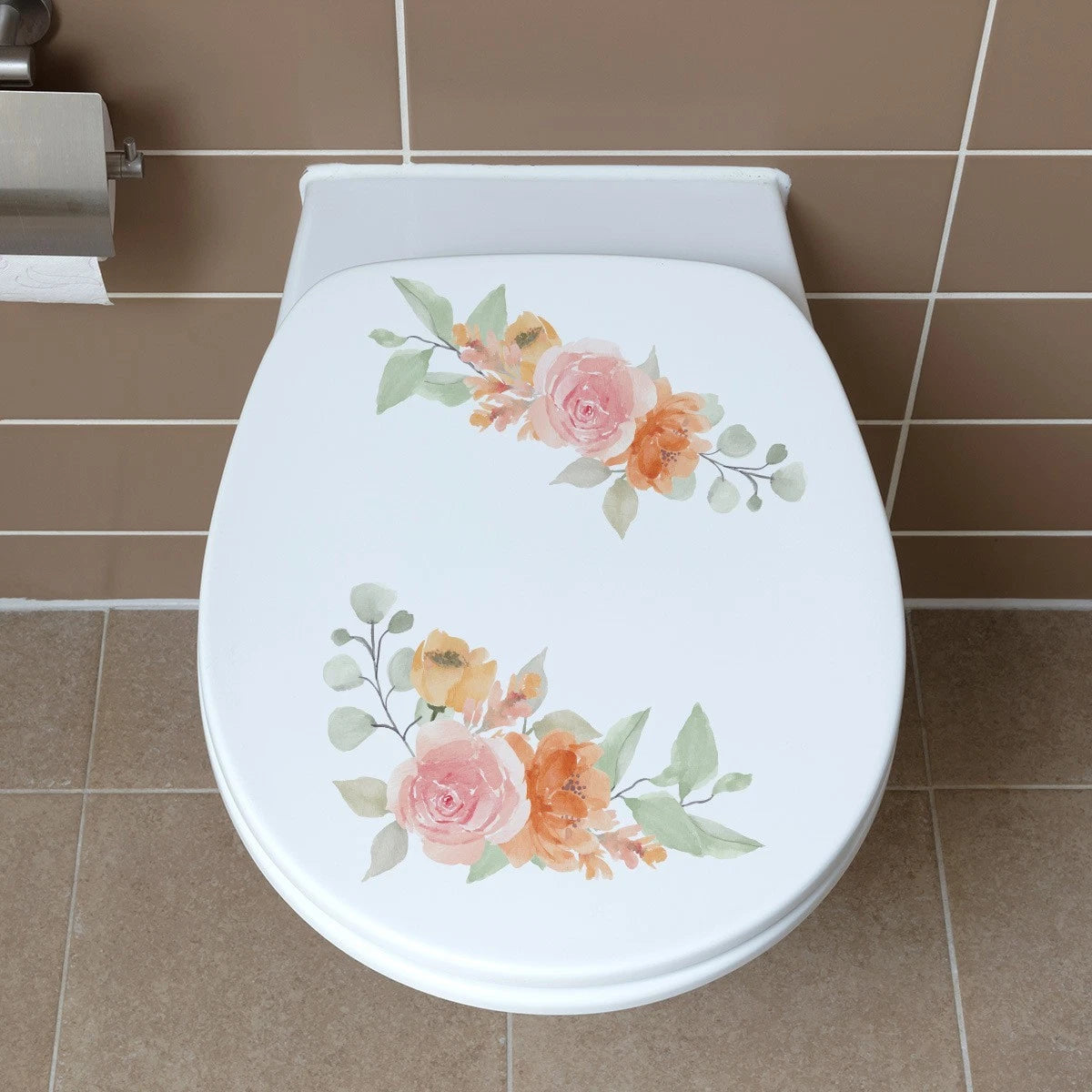 30x30cm PVC Floral Wall Stickers for Room Decor (No Part Numbers)