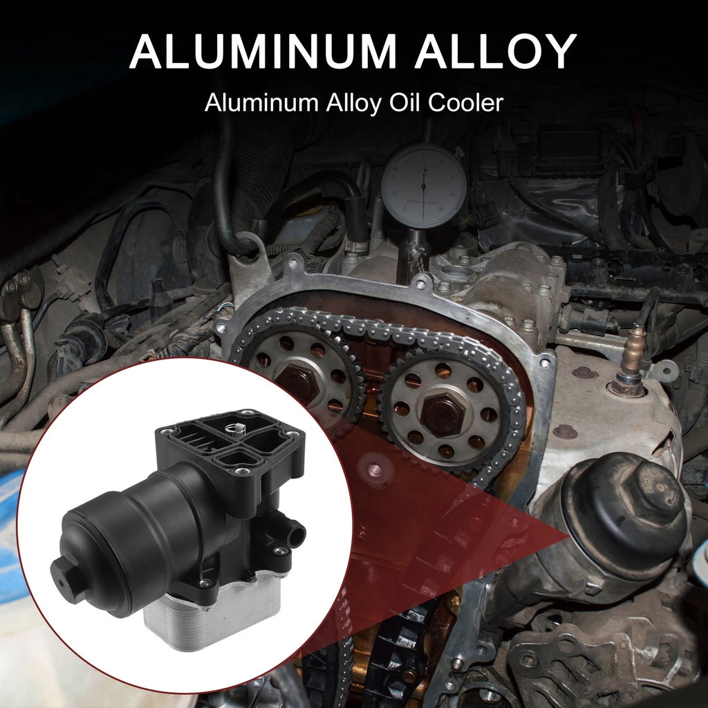 Engine Oil Filter Housing with Seals Replacement for Volkswagen Passat (2011–2015)