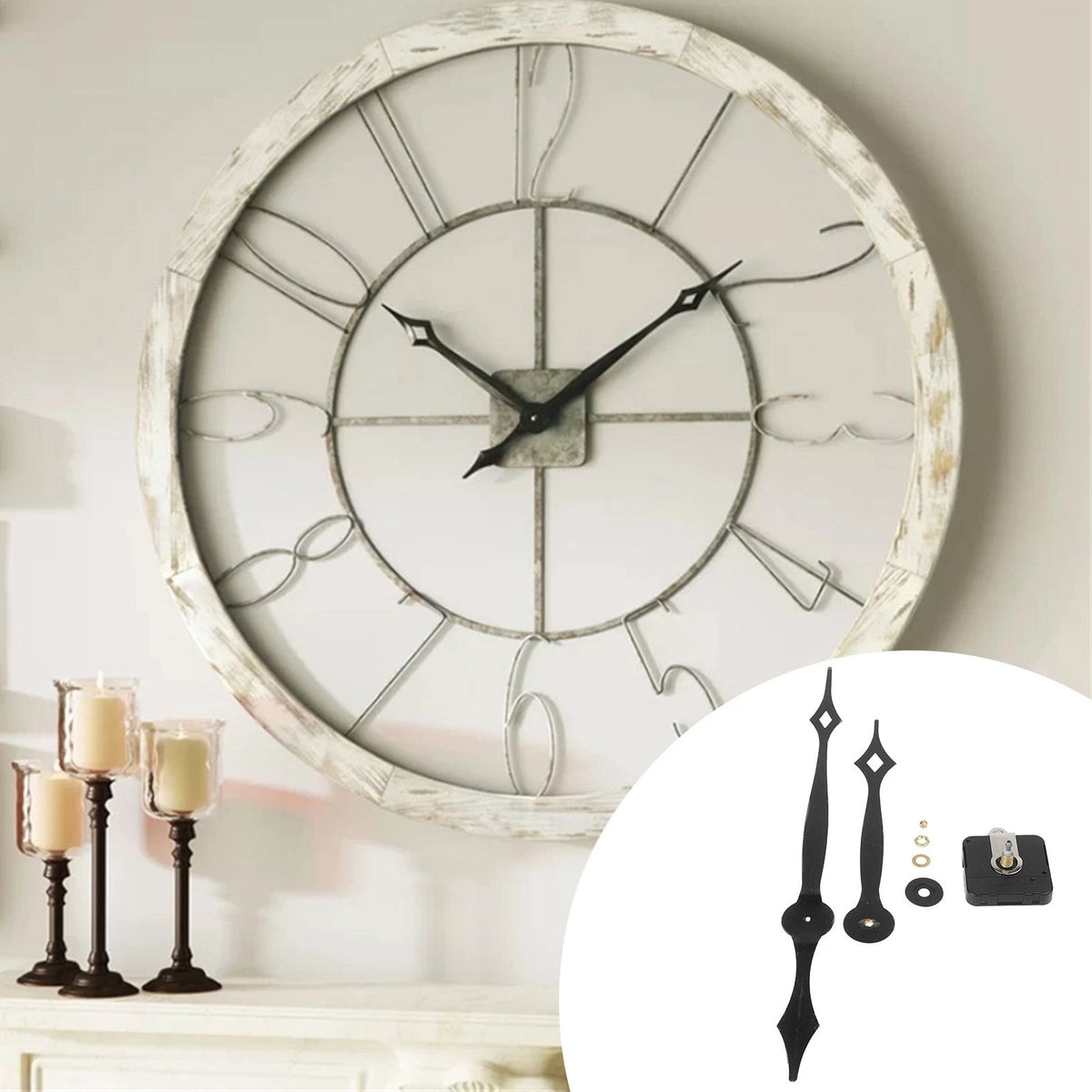 DIY Quartz Clock Movement High Torque Long Hand Mechanism for Custom Projects