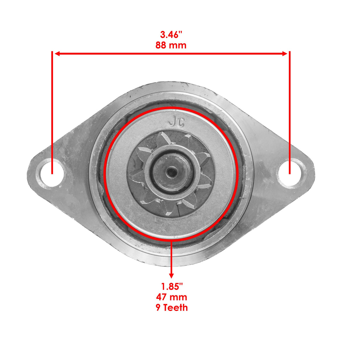 Starter Motor and Relay Solenoid for Sea-Doo GTS 580 (1992–1994)