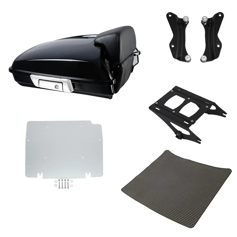 Razor Trunk Backrest Rack Docking Plate for Harley Street Glide (2014–2026)