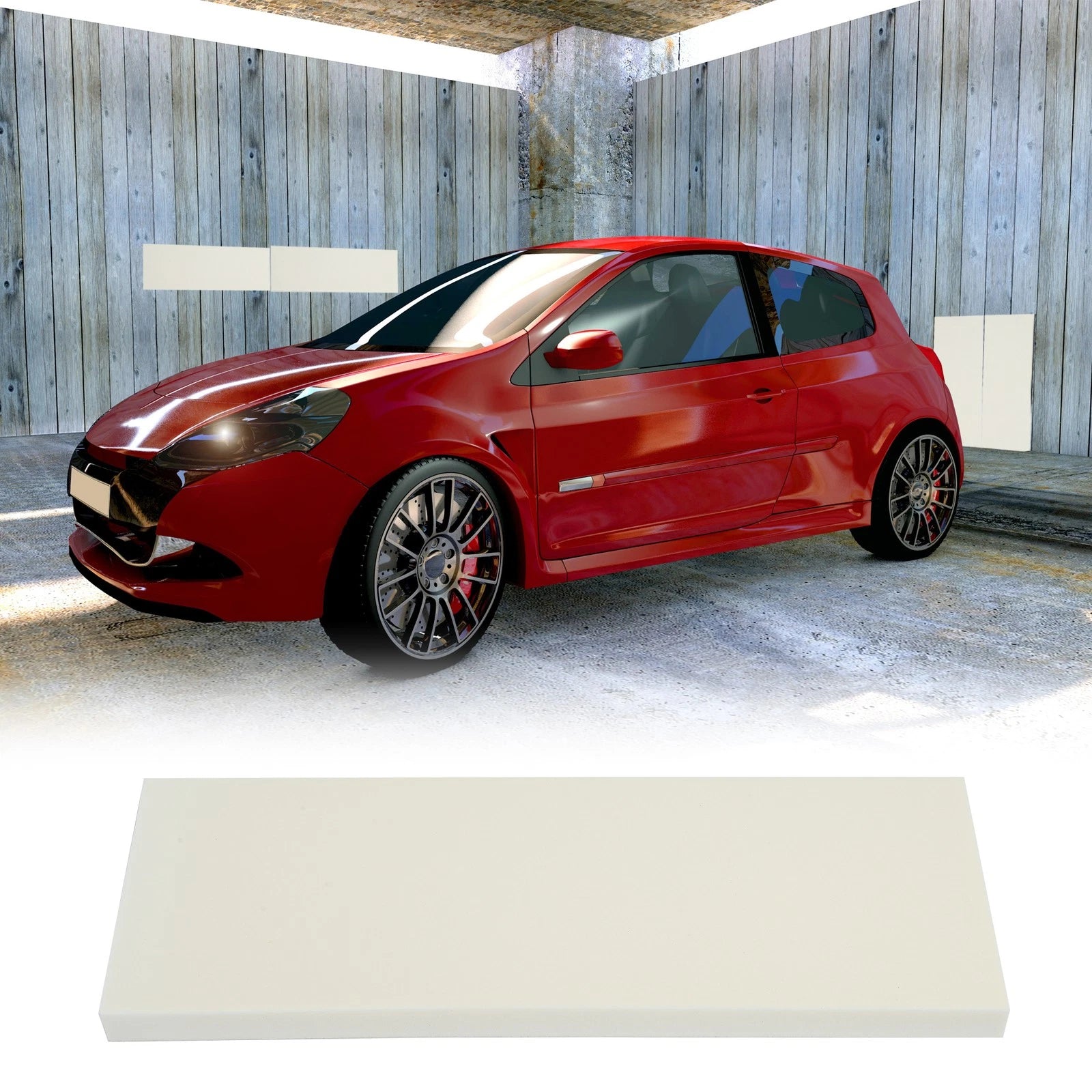 Wall Guard Door Bumper Protector for Garage (400x150x20mm)