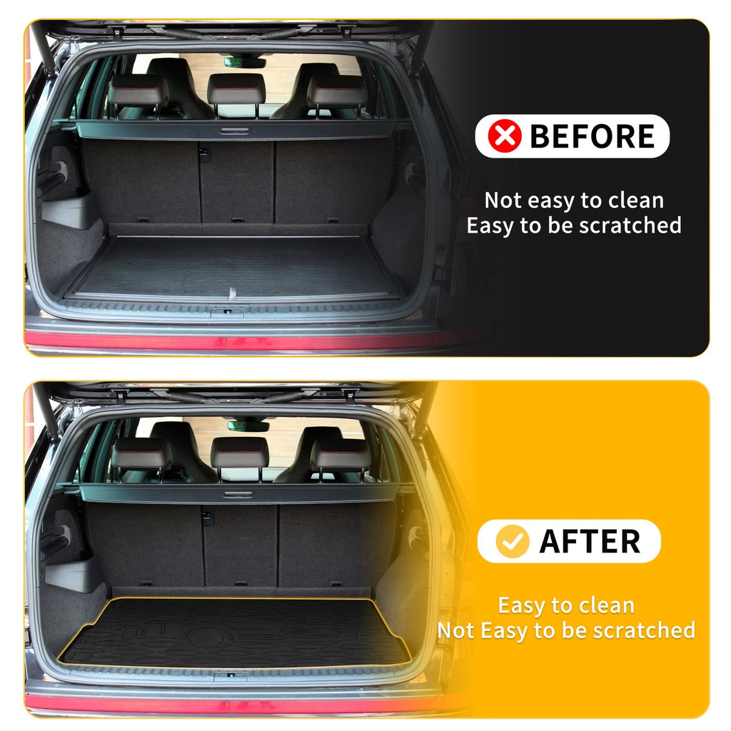 Rear Trunk Mat Replacement for Audi Q5 2018–2024 TPE Cargo Liner 5 Seat