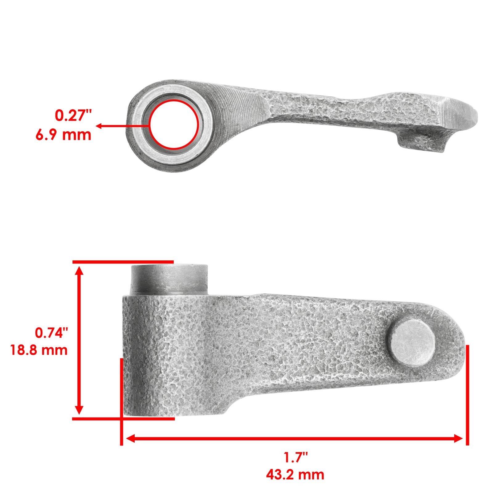 Exhaust Valve Rocker Arm Left for Honda TRX400X 2x4 (2009–2014)