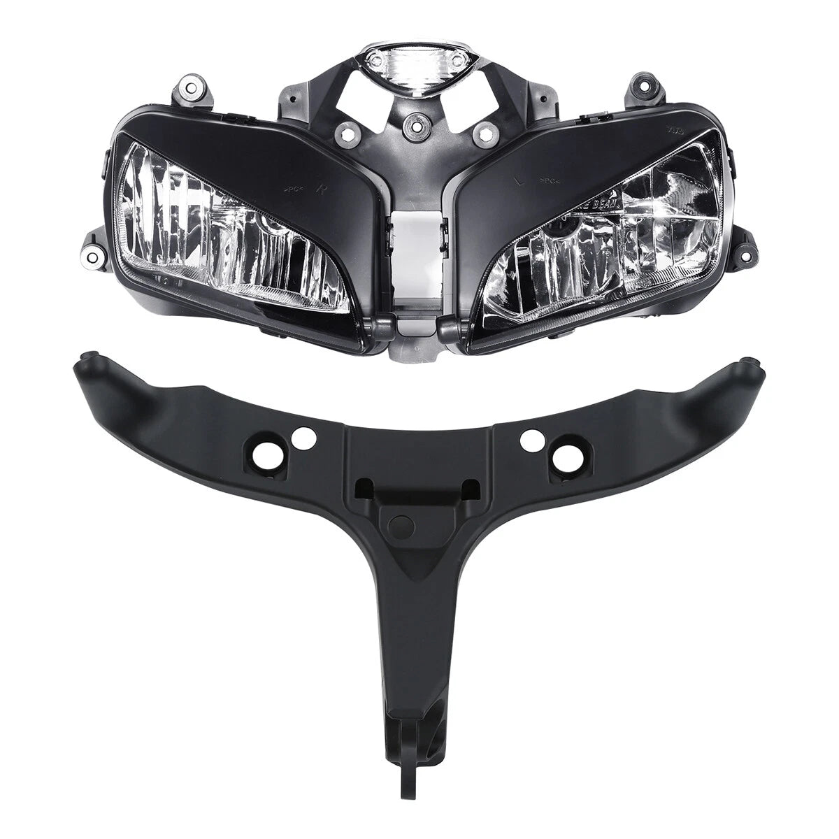 Front Headlight Assembly & Fairing Stay Bracket for Honda CBR600RR (2003–2006)