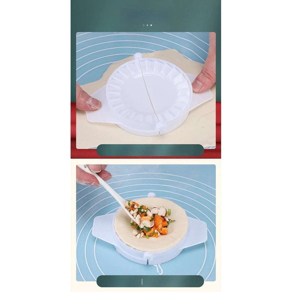5 Piece Dumpling Making Tool Set with Multiple Size Molds