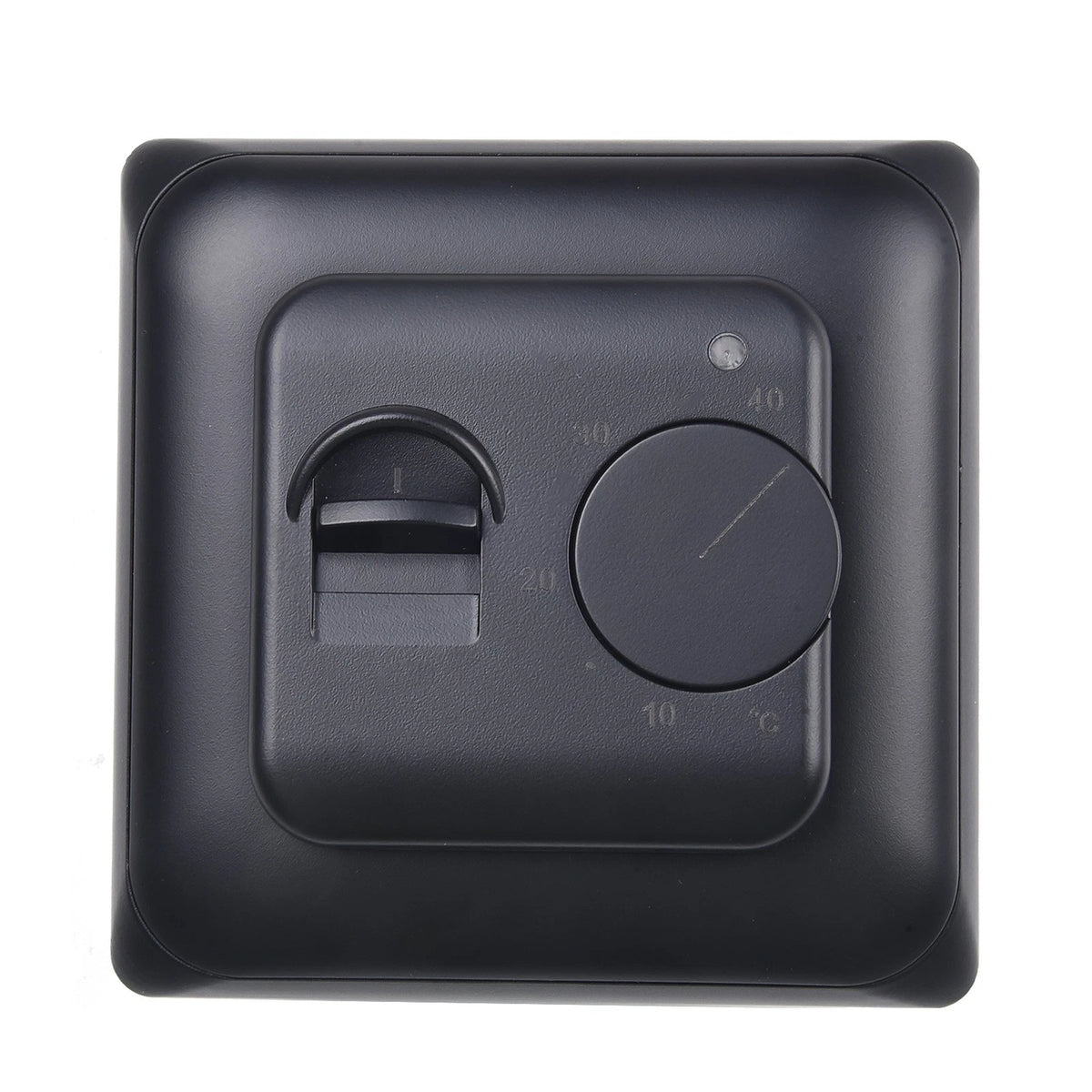 Black Room Thermostat for Underfloor Heating (Efficient Temperature Control)