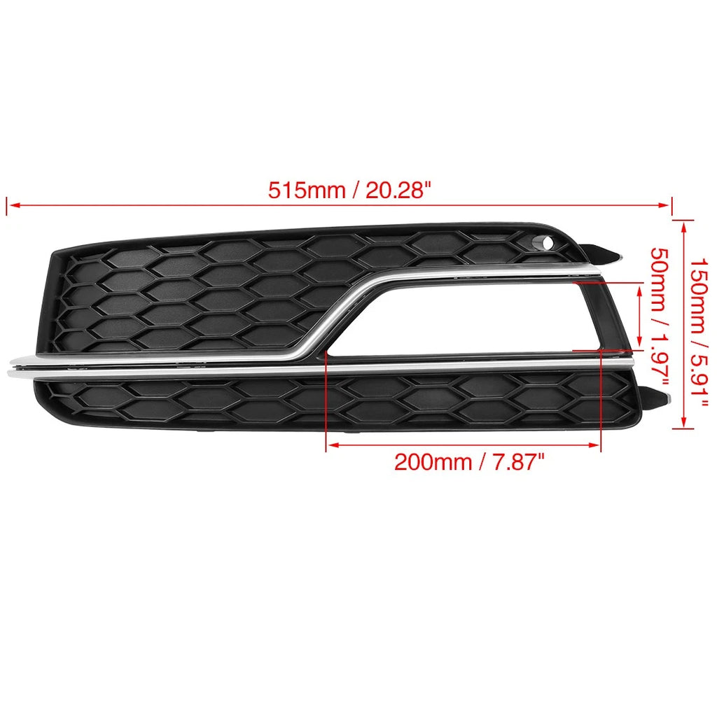 Front Left Fog Light Grille Cover Trim for Audi S5 (2012–2015)