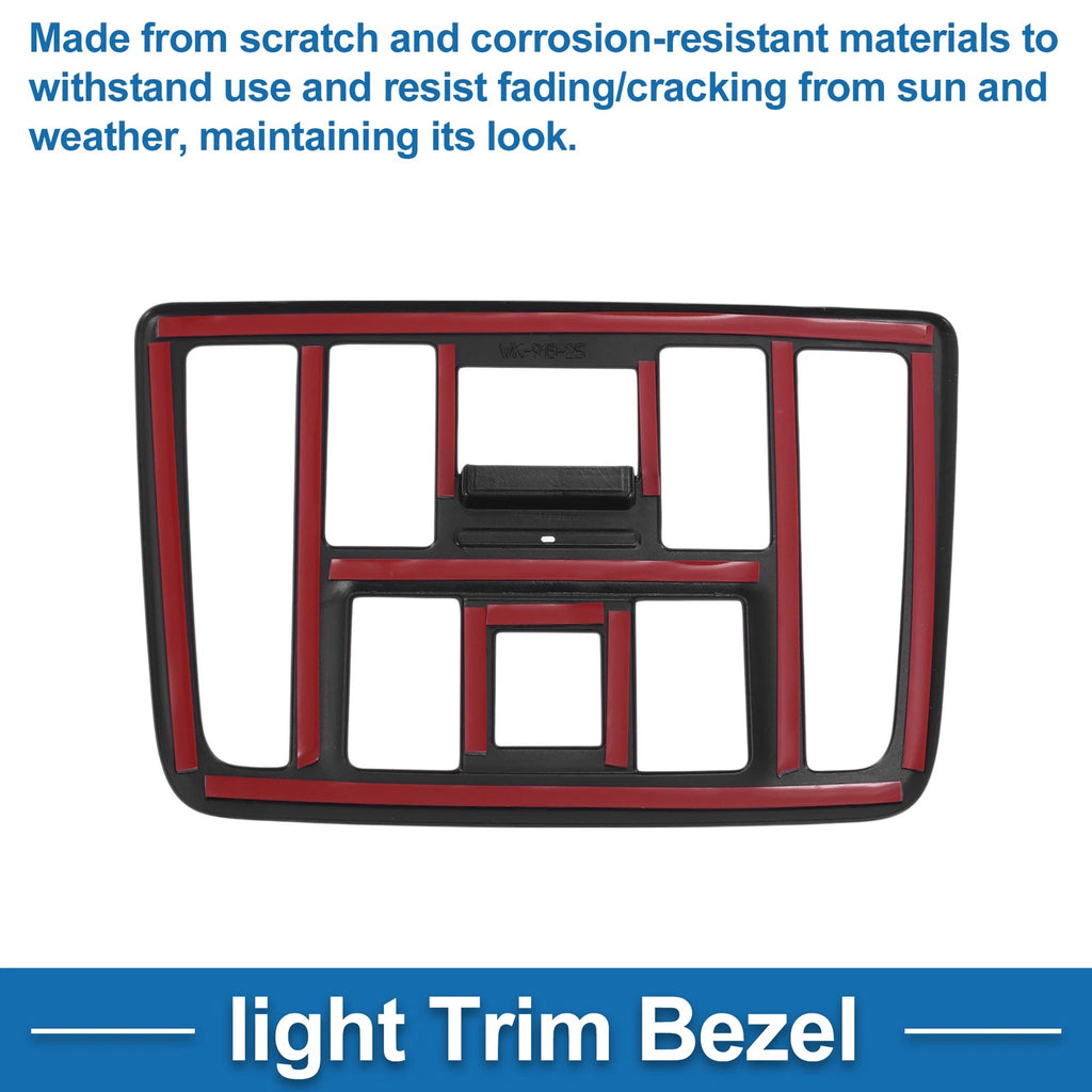 Front Row Light Trim Bezel for Toyota Voxy Noah (2022) Black