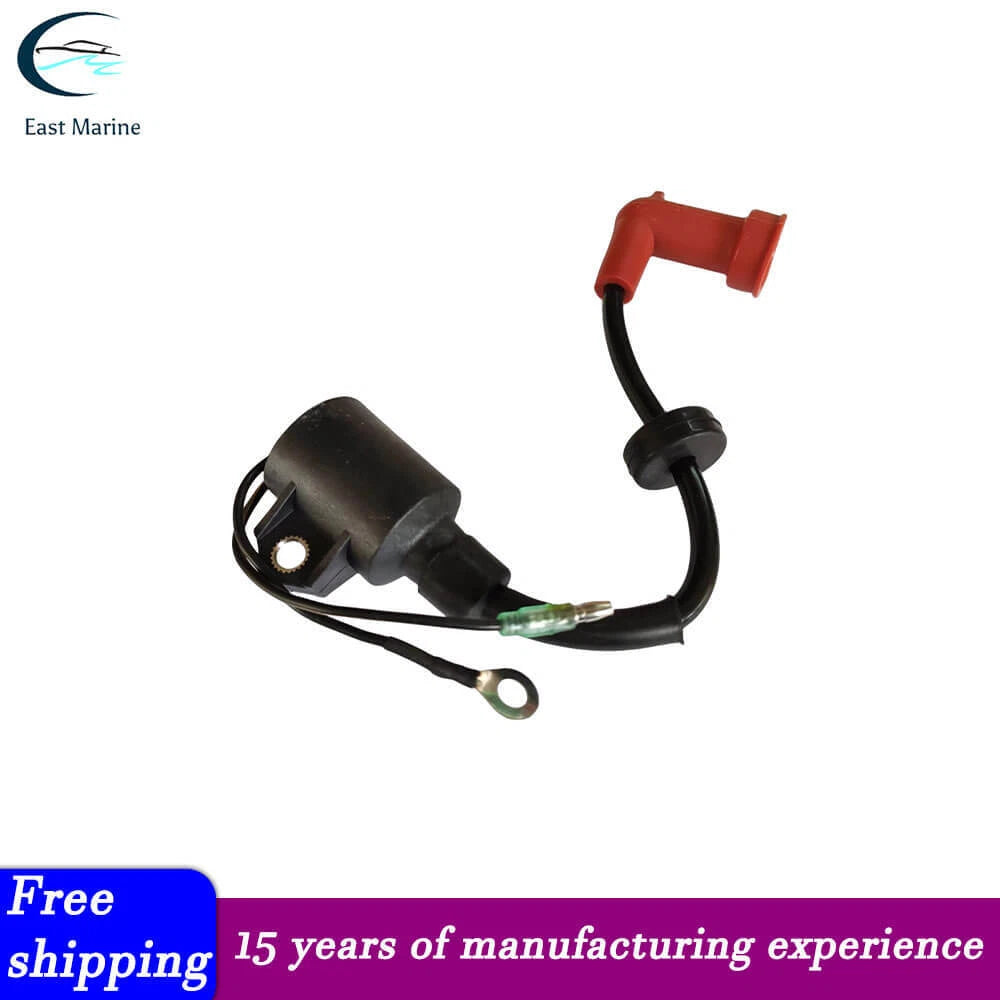 Ignition Coil Assy 63V-85570-00 for Yamaha Outboard Engine 9.9 15 HP 2 Stroke