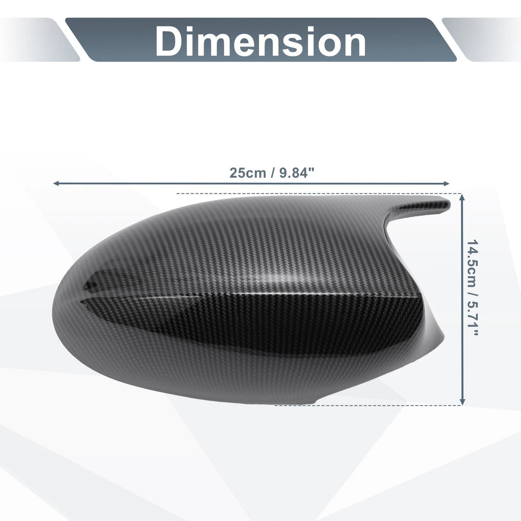 Rearview Mirror Cover Cap Set Replacement for BMW 1 Series E81 E87 (2004–2013)