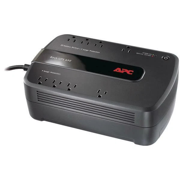 APC BE650G1 Back Up UPS for Uninterruptible Power Supply (650VA, 8 Outlet)