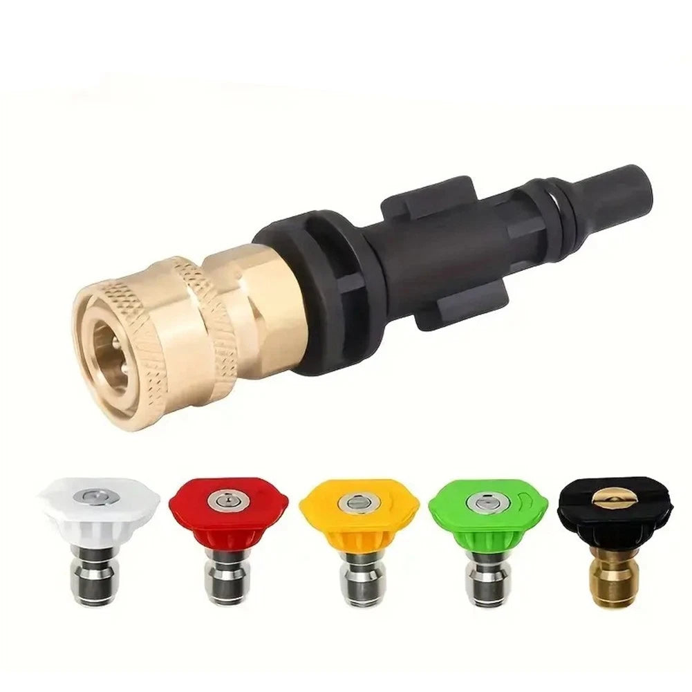Foam Pot Kit for Pressure Washer 14 Inch with Quick Connect & 5 Nozzles