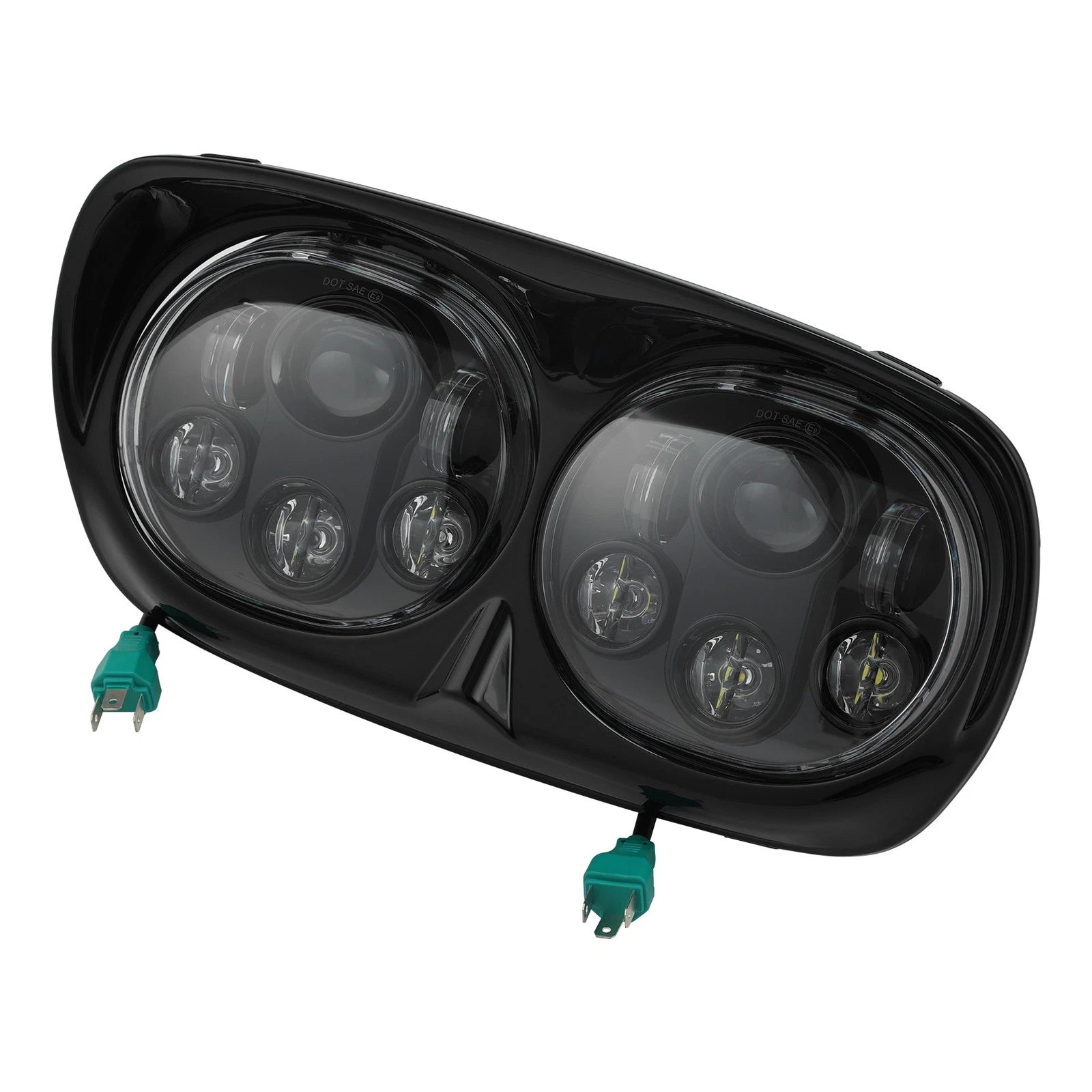 5 3/4" Dual LED Headlight for Harley Road Glide (1998–2013)