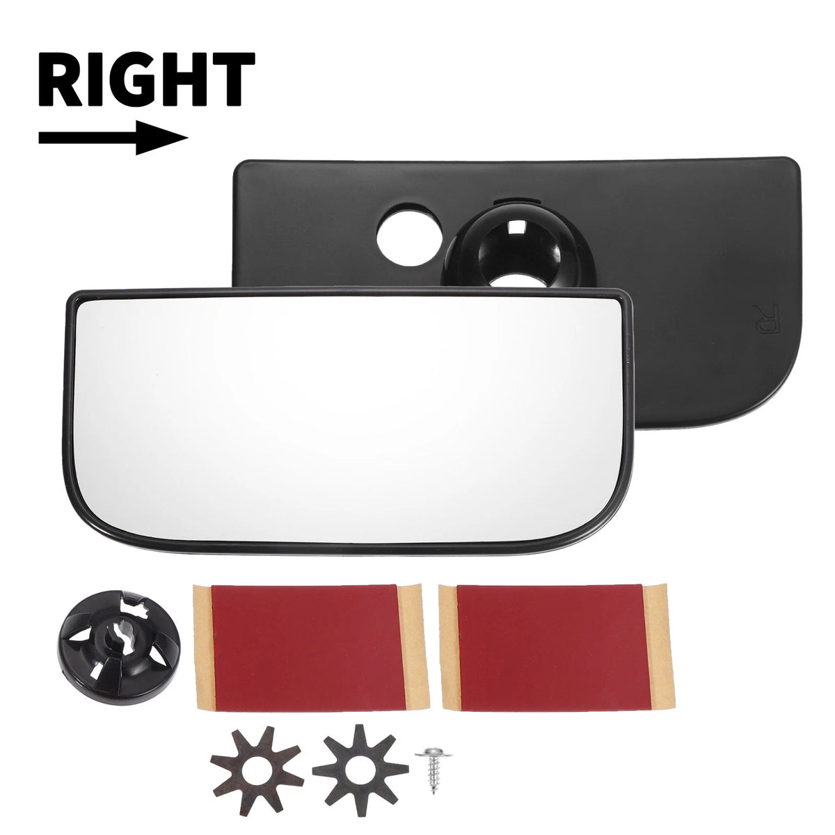 Right Side Mirror Glass White Non Heated for Chevrolet Tahoe GMC (2015–2020)
