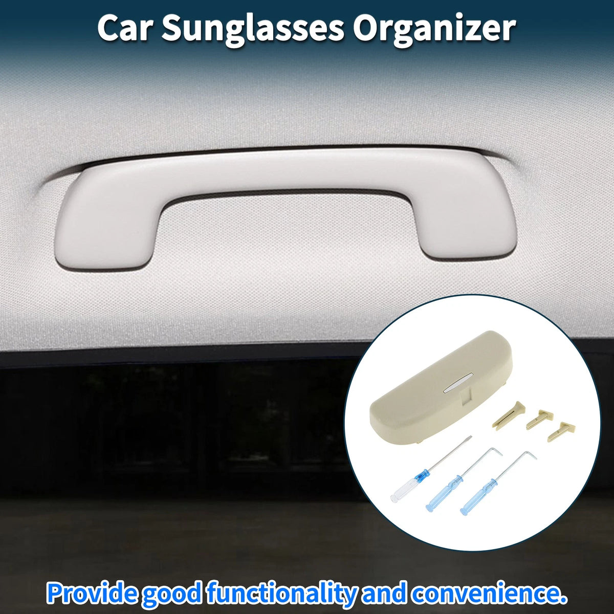Car Sunglasses Case for Volkswagen Golf Eyeglasses Holder Storage Box