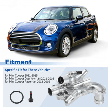 Engine Coolant Thermostat Housing Assembly for Mini Cooper Countryman (2011–2016)